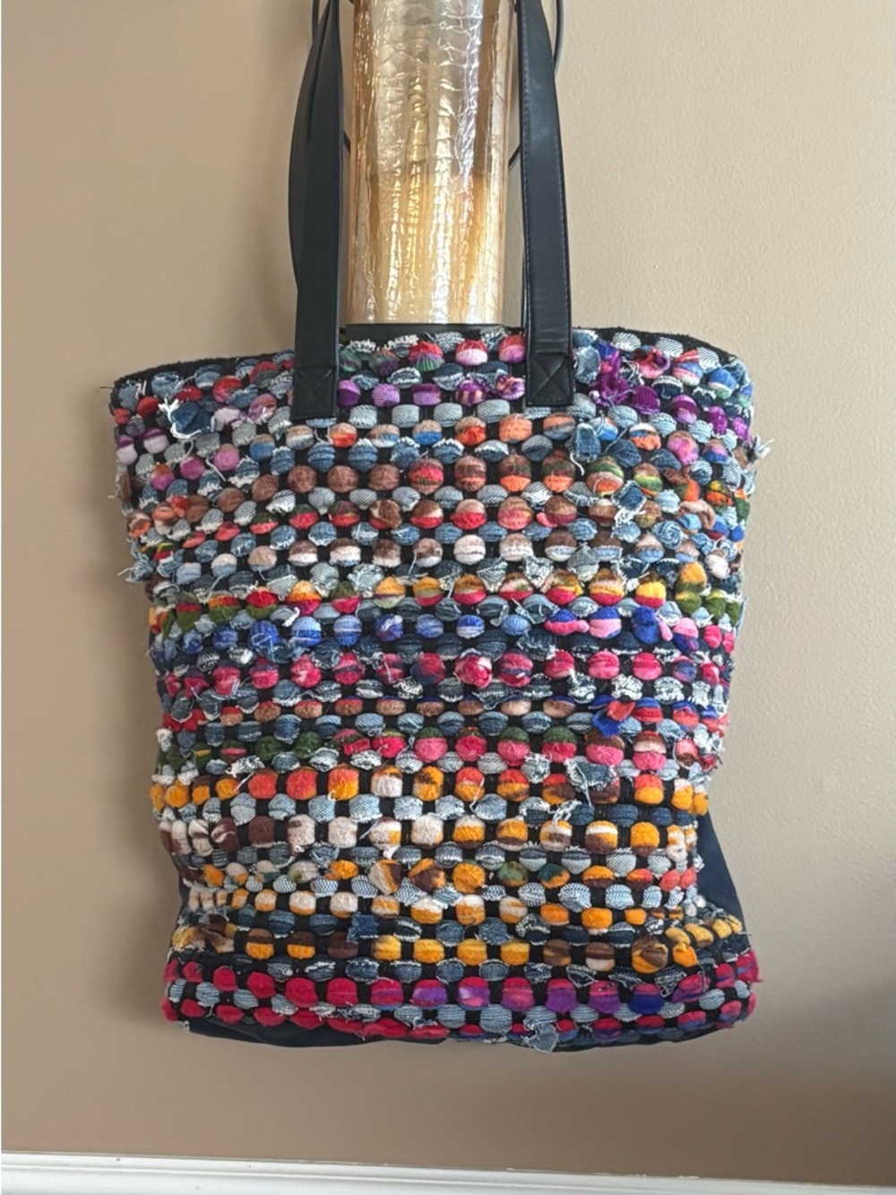 Multicolor Woven Tote Bag - Everyday Carry
